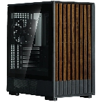 Компьютерный корпус Zalman P10 NAMU, MATX, черный, WINDOW, FRONT COVER WALNUT, 2x3.5