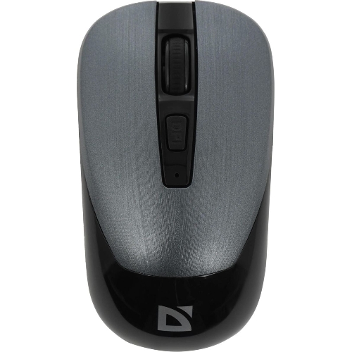 Мышь беспроводная Defender Wave MM-995 серебристый, 1600 dpi, радиоканал, USB, кнопки - 4
