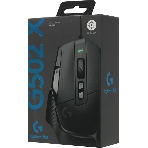 Мышь проводная Logitech G502 X черный, 25600 dpi, USB, кнопки - 13