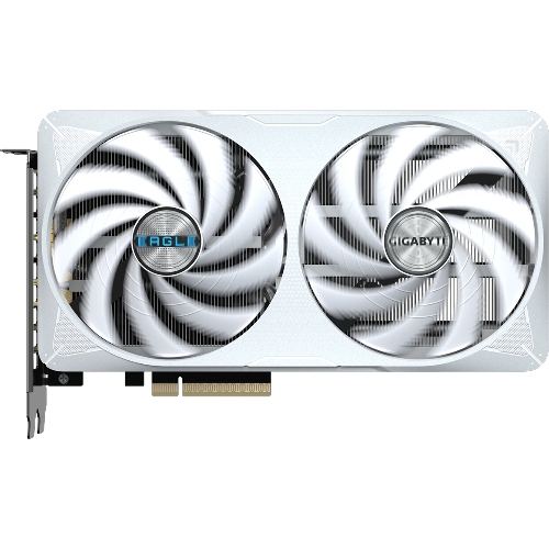 Видеокарта Gigabyte GeForce RTX 5060 Ti Eagle OC Ice, NVIDIA RTX 5060 Ti, 16 ГБ GDDR7, 128 бит, PCI-e 5.0, 1xHDMI, 3xDP, 2617 МГц