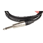 Кабель гитарный FORCE FGC-09/1.51/4" TS Jack - 1/4" TS Jack, высококачественный, малошумящий с проводниками из безкислородной меди OFC, диаметр 6 мм, профессиональные металлические разъемы, длина 1,5 м