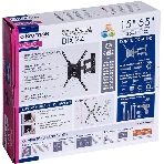 Кронштейн для телевизора Kromax DIX-24 черный 15