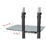 Стойка для телевизора Cactus CS-VM-ST04H черный 37