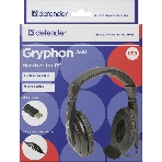 Гарнитура Defender Gryphon 750U чёрный, проводная