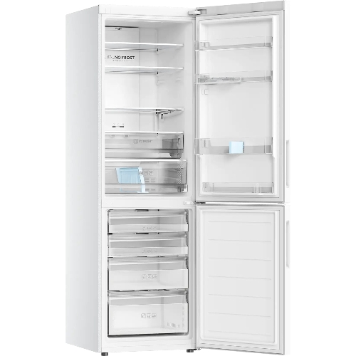 Холодильник Haier C2F619CWU1 белый двухкамерный 256/108л морозилка снизу, No Frost