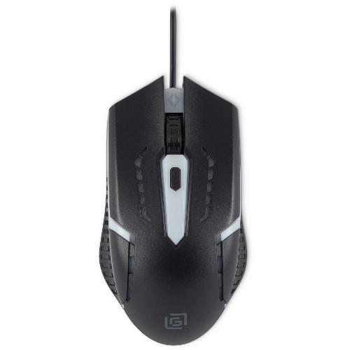 Мышь проводная Oklick 398G черный, 2400 dpi, USB, кнопки - 4