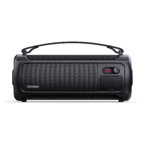 Колонка портативная Hyundai H-PS1025 черный 40W 2.0 BT 10м 3000mAh