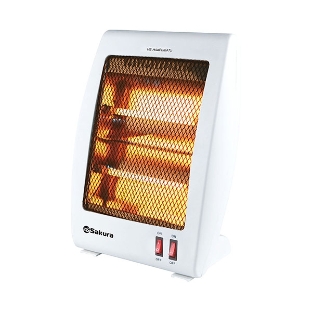 Инфракрасный обогреватель Sakura SA-0670W, белый, кварцевый, 900 Вт, 20 м2