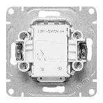 Механизм выключателя EKF UP1-SWW-14 одноклавишный, с подсветкой, белый Эпика