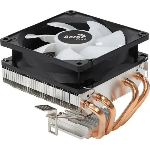 Кулер для процессора AeroCool/Formula Air Frost 4 черный, 90 мм, алюминий/медь, 1800 об/мин, 25.7 дБ, 3 pin, 125 Вт, 78 мм