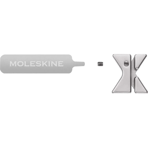 Шильд-символ Moleskine Zodiac Стрелец, металл, серебристый, коробка с европодвесом, PINSAGITTARIUSSILV