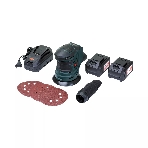 Эксцентриковая шлифовальная машина аккумуляторная KLPRO KLEZ18-50 (18В, Li-ion-2шт, 5.0Ач, ЗУ 4,5А)