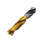 Сверло спиральное по металлу Denzel 6,5 x 93мм, Р6М5, Golden Tip, многогранная заточка