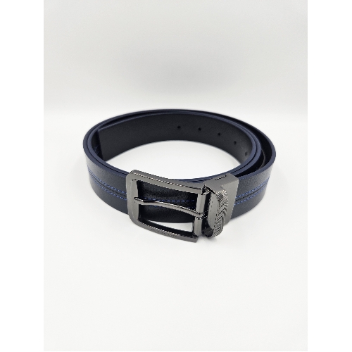 Ремень мужской Piquadro Blue Square CU6742B2/BLUN 125х3.5 см синий/черный натур.кожа