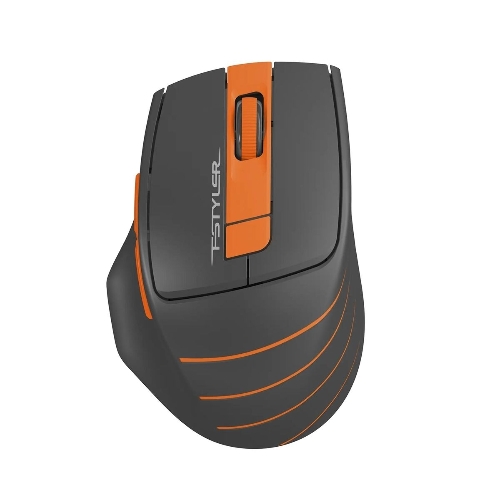 Мышь беспроводная A4Tech Fstyler FG30S серый/оранжевый, 2000 dpi, радиоканал, USB, кнопки - 6