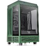 Компьютерный корпус Thermaltake The Tower 100 Racing Green без БП miniITX 1x120мм 3x140мм 2xUSB 3.0 audio bott PSU