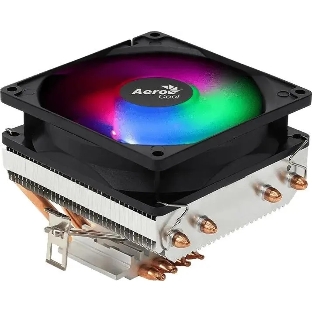 Кулер для процессора AeroCool/Formula Air Frost 4 черный, 90 мм, алюминий/медь, 1800 об/мин, 25.7 дБ, 3 pin, 125 Вт, 78 мм