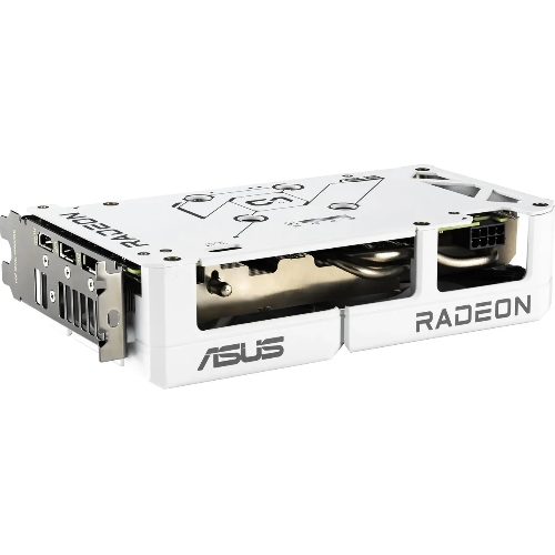 Видеокарта Asus DUAL-RX9060XT-16G-WHITE белый