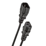 Кабель монитор - компьютер 1.8 м 220V (UPS -> устройство) VDE 3Gx0.5мм QUST(Aopen) ACE001-1.8м