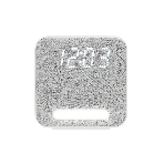 Радиобудильник Harper HCLK-2060 белый/серый - белый led
