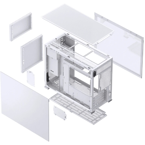 Компьютерный корпусMini-Tower/ Case JONSBO D31 STD, Mini-Tower, TG, no fan, 1xUSB-A 3.2 + 1xUSB-C 3.2, mATX, mDTX, mITX белый