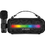 Колонка портативная SVEN PS-255 черный 12W 1.0 BT 3600mAh