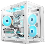 Компьютерный корпус AeroCool/Formula Crystal Z5 белый без БП mATX 11x120мм 2xUSB 2.0 1xUSB 3.0 audio bott PSU
