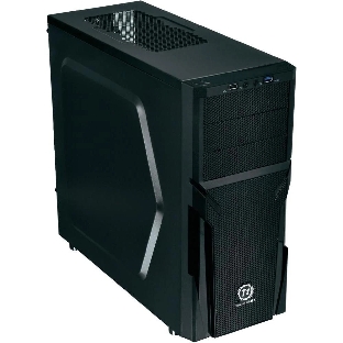 Компьютерный корпус Thermaltake Versa H21 черный без БП ATX 2x120мм 1xUSB 2.0 1xUSB 3.0 audio bott PSU