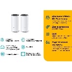 Роутер беспроводной TP-Link DECO M4 (DECO M4(2-PACK)) AC1200 10/100/1000BASE-TX (упак.:2шт)