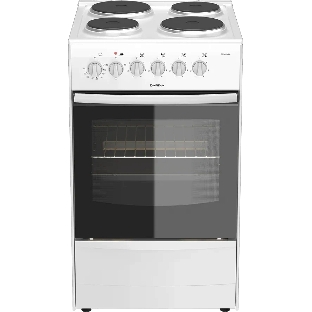 Плита электрическая Darina 1B EM 341 406 W белый/черный, конфорок 4 шт, духовка 50 л, 50 см x 85 см x 56 см
