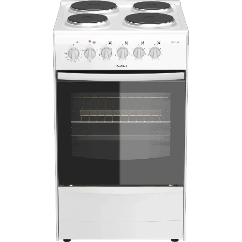 Плита электрическая Darina 1B EM 341 406 W белый/черный, конфорок 4 шт, духовка 50 л, 50 см x 85 см x 56 см