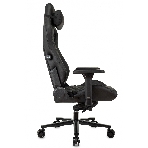 Кресло Knight Craft черный, экокожа, 120 кг, механизм качания