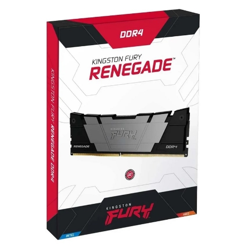 Оперативная память Kingston Fury Renegade, DDR4, 32GB (4x8GB), 3600MHz, CL16, DIMM, черный, радиатор