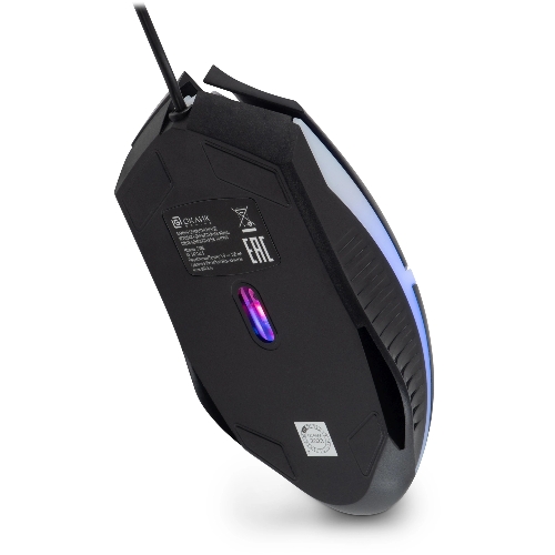 Мышь проводная Oklick 398G черный, 2400 dpi, USB, кнопки - 4