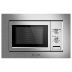 Микроволновая печь встраиваемая Maunfeld MBMO820MS03 нержавеющая сталь, 20 л, 1250 Вт, переключатели - поворотный механизм