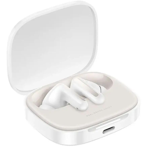 Наушники TWS Xiaomi Redmi Buds 6 белый, внутриканальные, Bluetooth, активное шумоподавление, до 40 ч