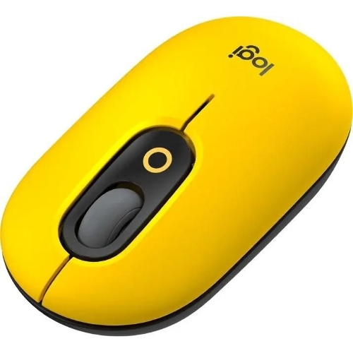 Мышь беспроводная Logitech POP Mouse желтый, 4000 dpi, Bluetooth, кнопки - 4