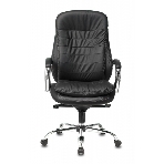 Кресло Бюрократ T-9950/BLACK черный, кожа