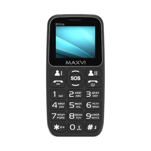 Мобильный телефон Maxvi B110ds черный