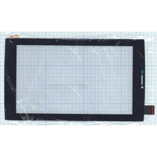 Сенсорное стекло (тачскрин) Micromax Canvas Tab P480. черное