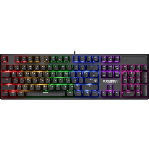 Клавиатура Defender Axeman GK-302 проводная, USB Type-A, чёрный