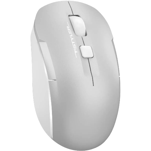 Мышь беспроводная A4Tech Fstyler FB26CS Air2 серебристый/белый, 2000 dpi, радиоканал, Bluetooth, USB, кнопки - 4