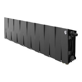 Радиатор биметаллический Royal Thermo PianoForte 200 черный VR80- 16 секц.