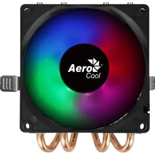 Кулер для процессора AeroCool/Formula Air Frost 4 черный, 90 мм, алюминий/медь, 1800 об/мин, 25.7 дБ, 3 pin, 125 Вт, 78 мм