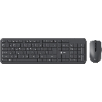 Комплект клавиатура+мышь Oklick S277W беспроводной, USB, 1600 DPI, серый