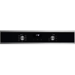Встраиваемая электрическая духовка ELECTROLUX EOF5F70X с конвекцией, объем 72 л, 8 режимов, очистка каталитическая задняя стенка, 2 стекла в дверце, направляющие проволочные + телескопические (1 уровень)