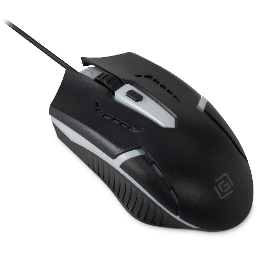 Мышь проводная Oklick 398G черный, 2400 dpi, USB, кнопки - 4