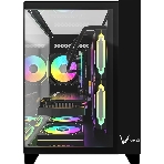 Компьютерный корпус AeroCool/Formula Crystal Z9M черный без БП mATX 1xUSB 3.0 1xUSB3.1 audio bott PSU
