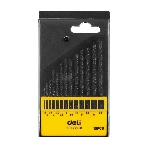 Набор сверл по металлу HSS (1,5-6,5мм, 13 шт) Deli DH-MHZ013-ED1 пластиковый кейс