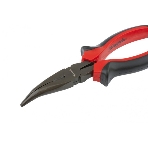 Длинногубцы Matrix black nickel 160 мм изогнутые, двухкомпонентные рукоятки